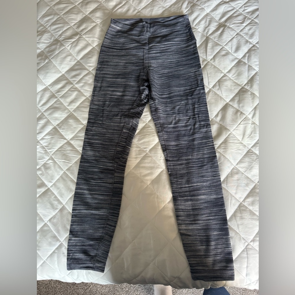 Lululemon align pant. Size 6 . Color is a grey bluish .